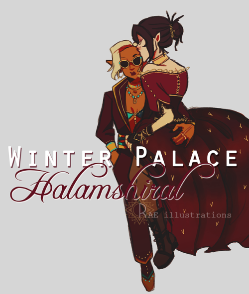 raeillustrations:u know Tabris and Morrigan are the hottest couple at the ball saw this post and had