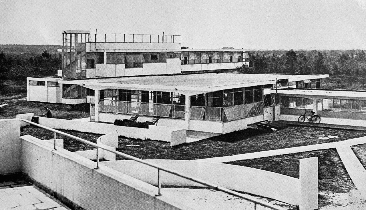 Zonnestraal Sanatorium (1926-34) in Hilversum, the Netherlands, by Jan Duiker & Bernard Bijvoet