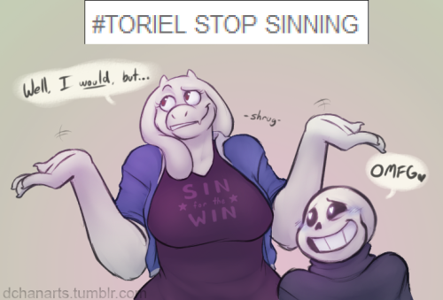 dchanarts:  Actual tag someone put on my comic. LET GOAT MOM FRICK IN PEACE OK?? (haha, I actually love all at tags I’ve seen. Don’t stop being awesome guys <3)   she’s just “sin”sational~ ;D