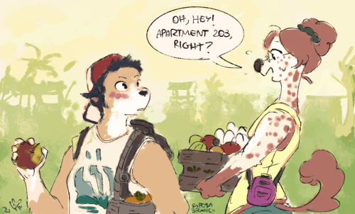 brancadoodles:oh my god they were neighbors