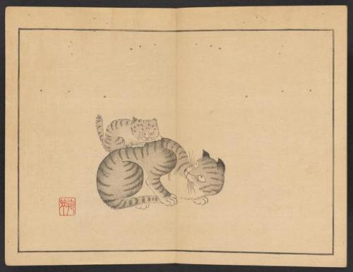 smithsonianlibraries: International Cat Day calls for international cats.  See 酒井抱一画帖 aka 