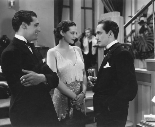 coopmillandmarch:Fredric March, Sylvia Sidney, and Cary Grant in Merrily We Go to Hell (1932).