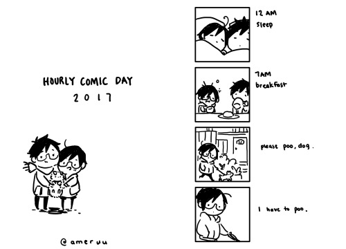 yesterday was hourly comic day!! I finally did it!!!! all the other years i found out too late xD;;