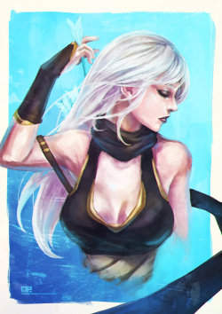 Ashe Doodle by MonoriRogue 