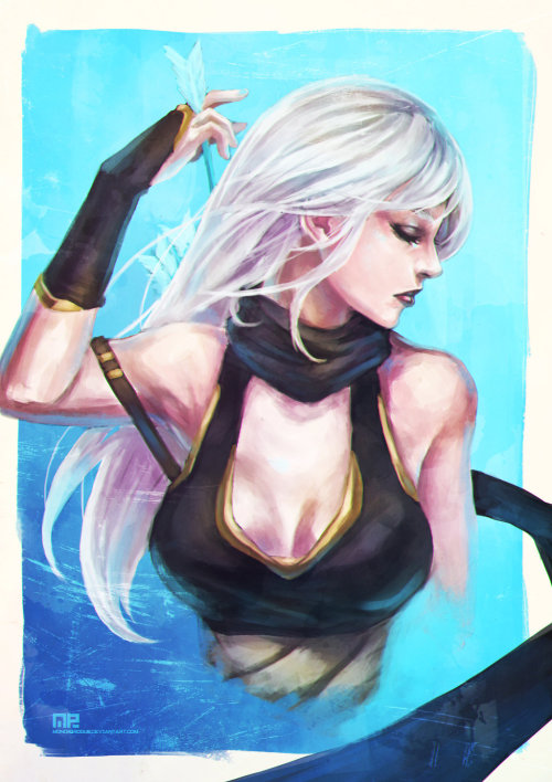 Porn Pics Ashe Doodle by MonoriRogue 