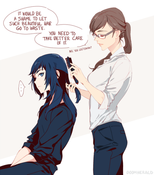 doomherald: why lady noct’s hair is long, maybe