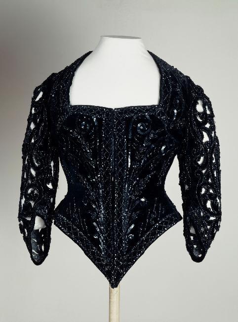 omgthatdress:Bodice1875-1885Musée Galliera de la Mode de la Ville de Paris