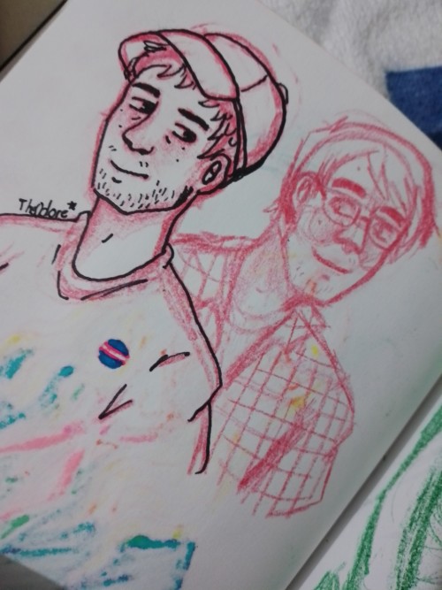 Old Sketch Of My Mentally Incompetent Boys