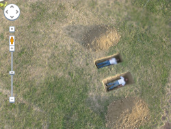 aseasonedplateofmurder:  This is a photo taken by google maps in March of 2013. The land in the picture is behind an evangelical Christian church in Govege, Arkansas. Two homosexual men in their thirties had disappeared a week before and were engaged