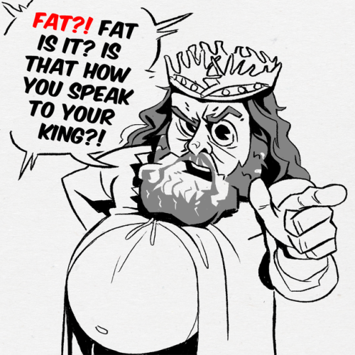 Inktober Day 16 - “Fat”Ned - “You’re too fat for your armor.”