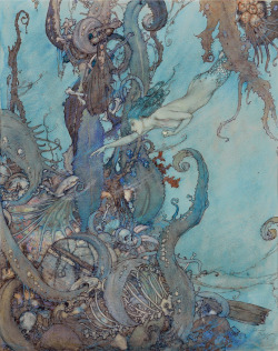 Edmund Dulac. Bright Liquid Fromâ The Little Mermaid.