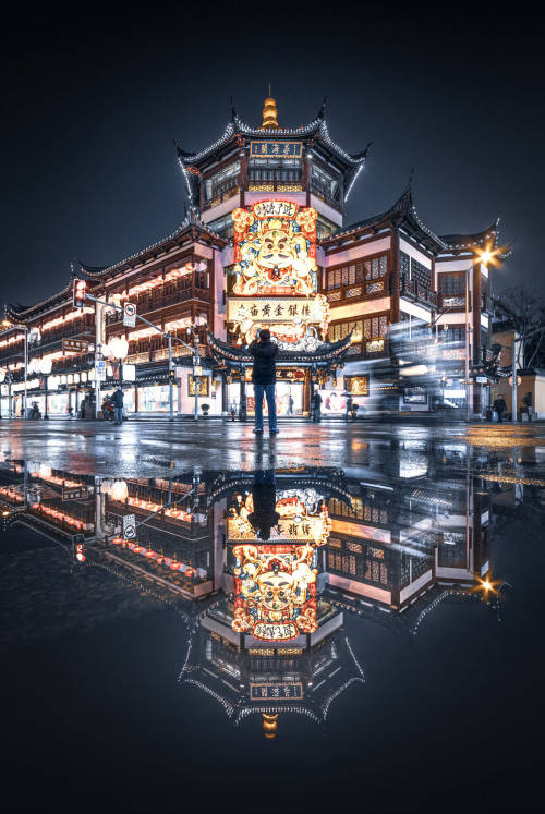 雨后豫园 Yuyuan Garden after Rain by Artravelersr