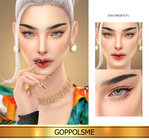 GPME-GOLD EYES PRESETS F1Download at GOPPOLSME patreon ( No ad )Access to Exclusive GOPPOLSME Patreo