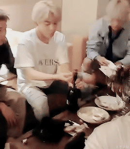 Deadass Without The Ass Sweaterpawsjimin Popping Champagne Rm 2017