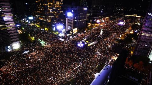 KOREA’S DEMOCRACY IS STILL ALIVE     - Gwanghwamun, Nov 12, 2016 -