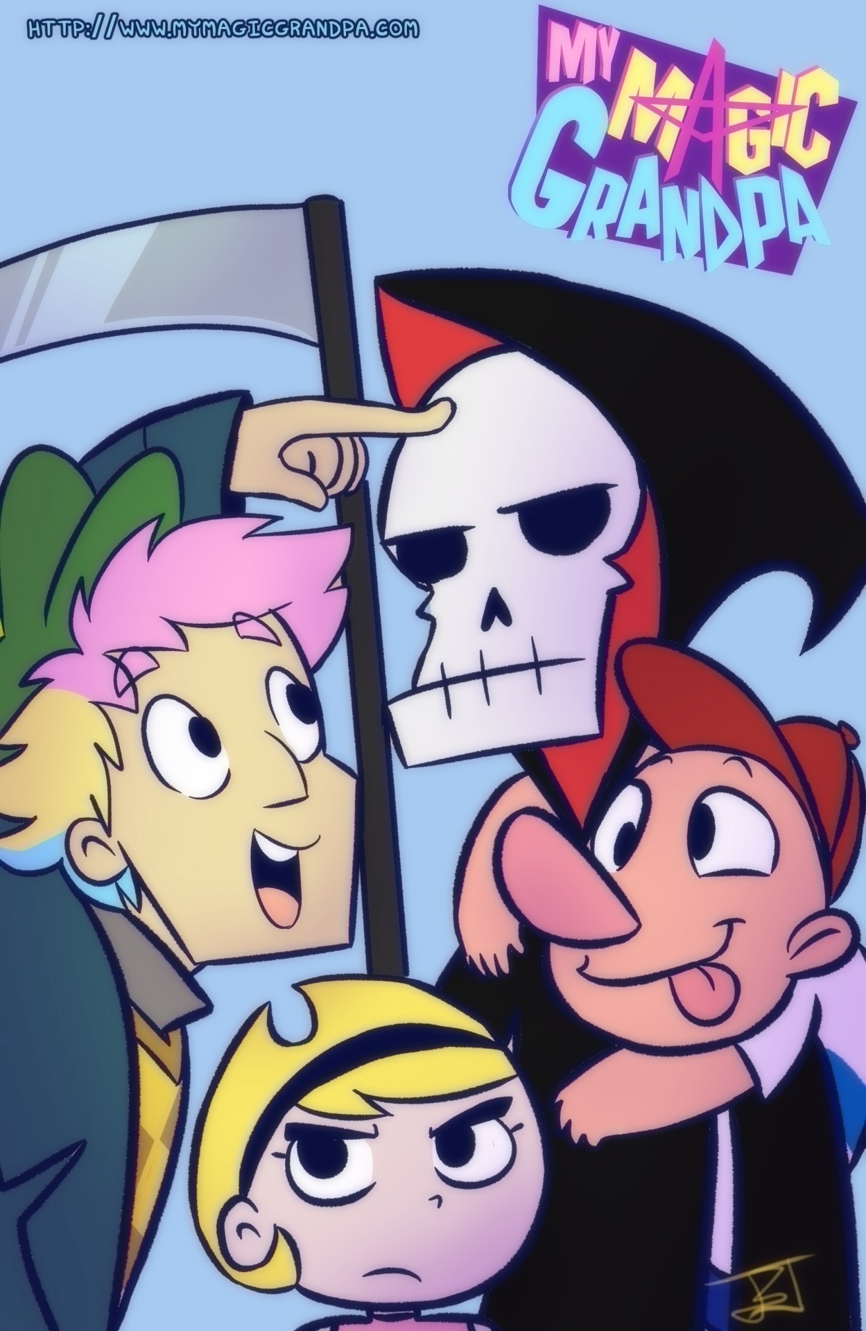 December’s Crossover art!  

The Grim Adventures of Billy and Mandy was a big part of my childhood, I watched it whenever I 