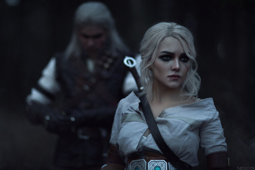 Andrey as GeraltKalinkaFox as Ciri photo, make-up by mehttps://www.instagram.com/milliganvick/