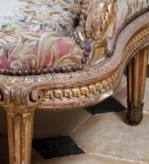 Mathieu Bauve - Giltwood Sofa (c. 1765).