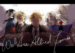 askasianfive:  We Are Allied Forces!! [source] 