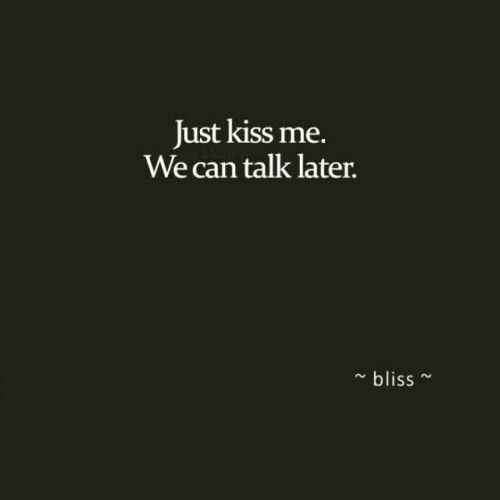 a smile, a kiss, and a sip of wine...