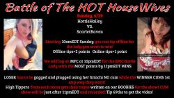 Scarletsplace:  #Srfamily Mission: Help Me Win Battle Of The Hot Housewives Against