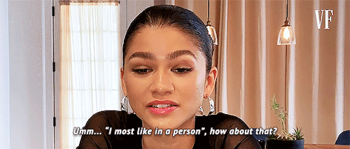 arvinrussell:Zendaya Answers Personality Revealing Questions | Proust Questionnaire