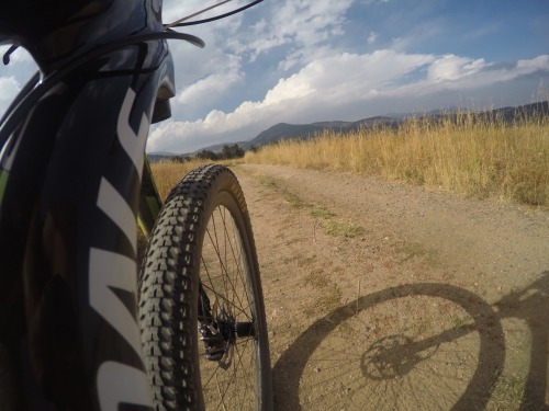 Climbing around white ranch before the rain came to town.