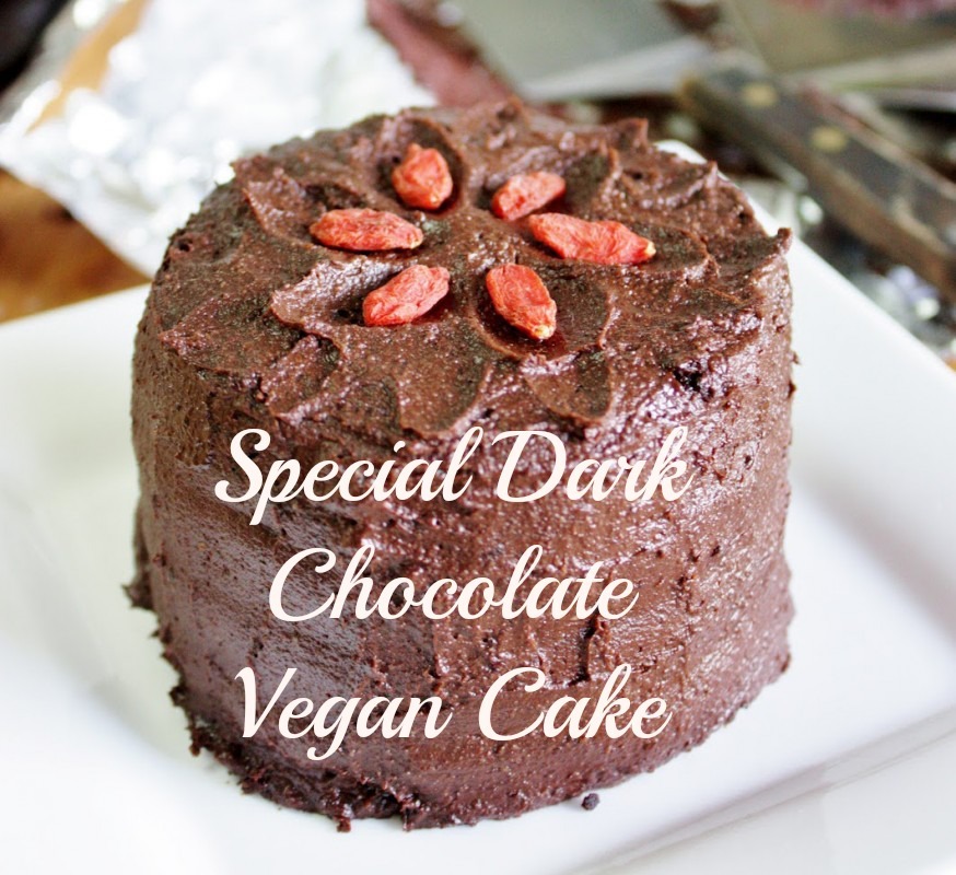 onegreenplanet:  Special Dark Chocolate Vegan Cake