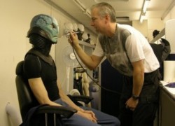 squidtestes:  part2of3:  random assortment of Doug Jones behind the scenes shots  Perfect human being. Being other beings. 