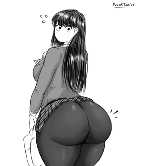 XXX franktoniusart: Komi-san Can’t fit in a photo