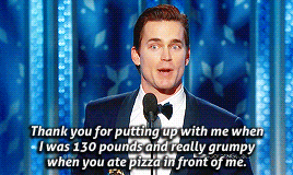 archivistsrock:Matt Bomer’s Golden Globe acceptance speech for his win for Best Supporting Actor in 