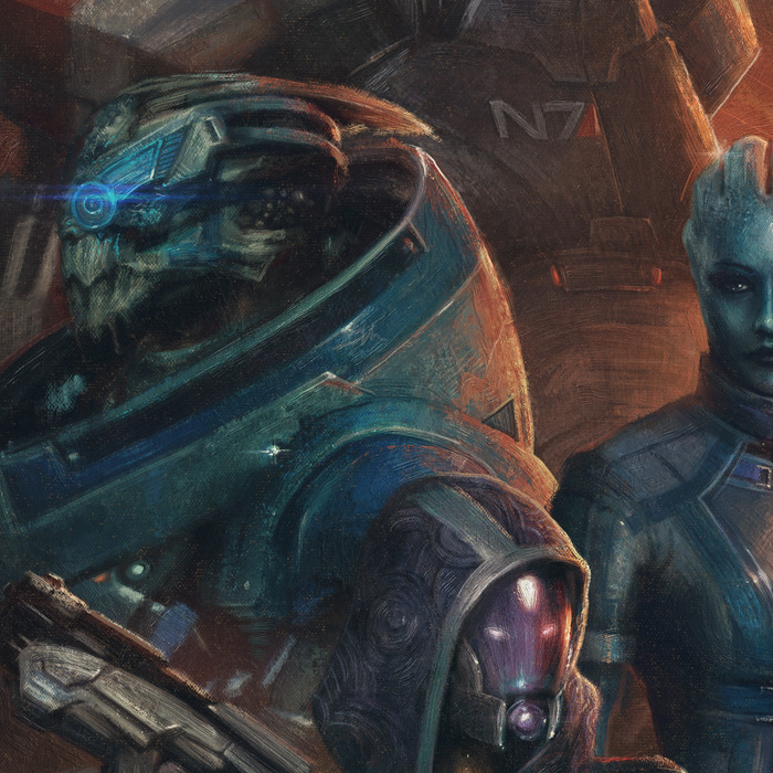 samspratt:  &ldquo;Mass Effect Saga&rdquo; - Illustration for Bioware by