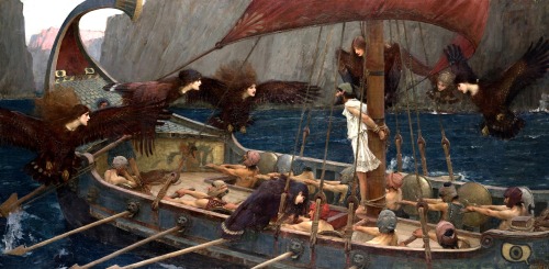 aqua-regia009:Ulysses and the Sirens (1891) - John William Waterhouse 