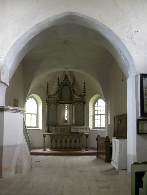 Lutheran church of Dobârca, Sibiu, Romania.