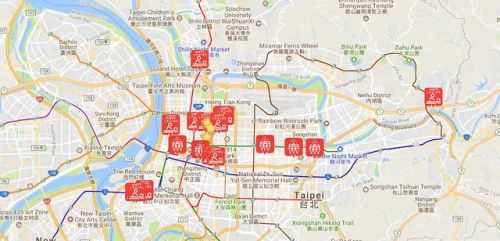 A whole new interactive happy ending map! Users can get to have insider peek into over 300 locations