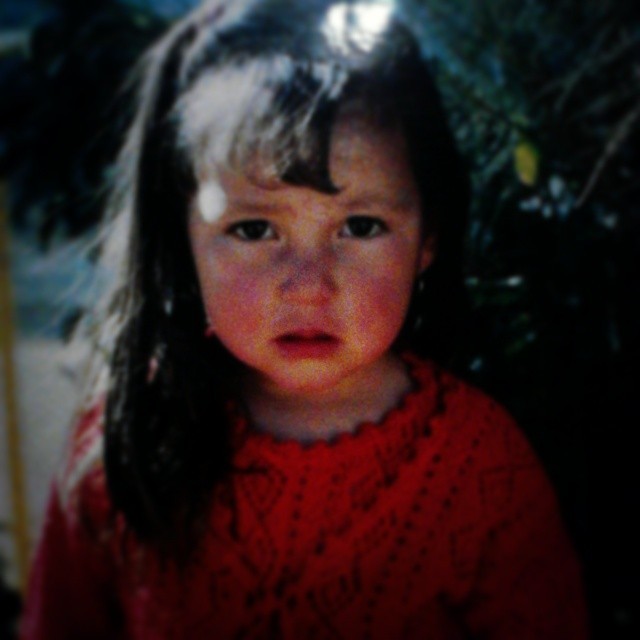 Yo de pequeña&hellip; siempre estado cachetona [•°•]7