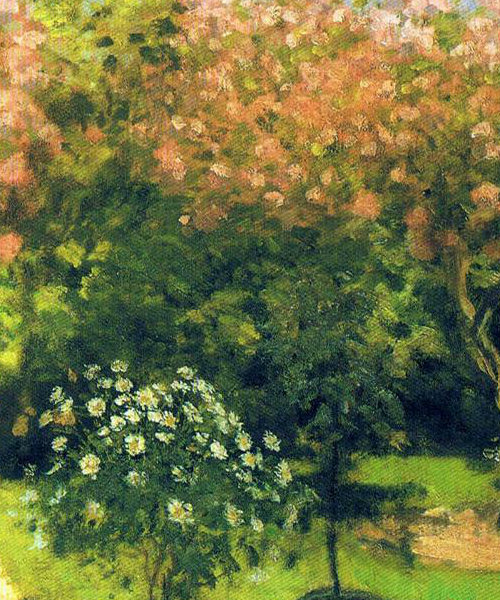 frail-eternity:The Garden (details) - Claude Monet