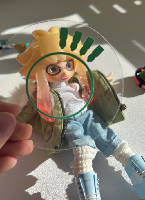 First Pictures Of My Splatoon Oc Doll!! Pudding Is Real