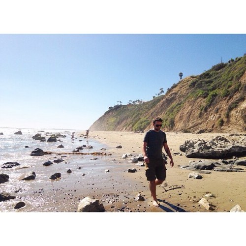 I love him so much ❤️ #fiance #walks #beach #santabarbara #views #California #lovehim #cutie (at San