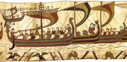 fuckyeahvikingsandcelts:Tapisserie de Bayeux - Normandie - XIème siècle by Raidsviking