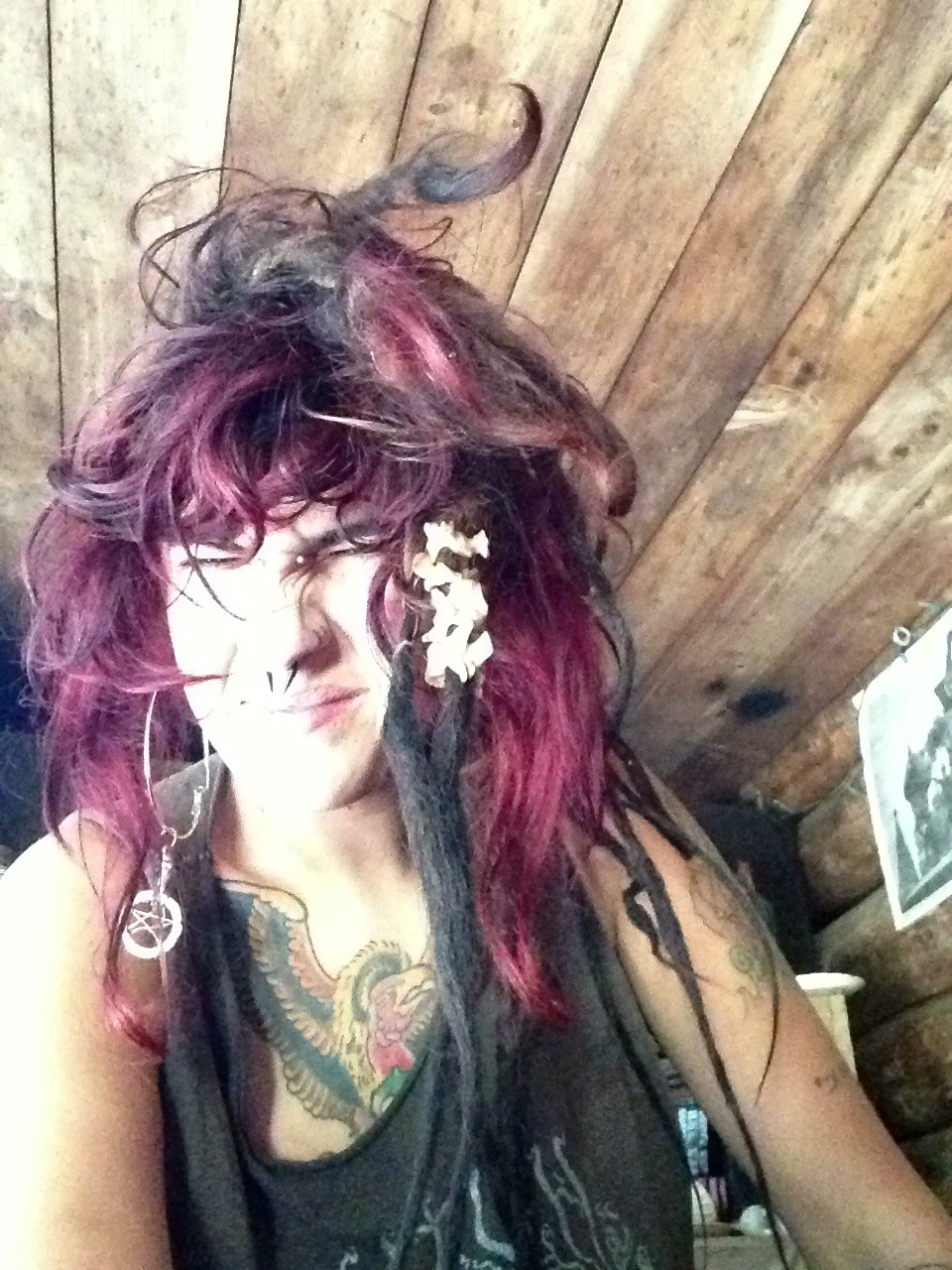 deliciousdisgrace:  mangirlpig:  Playing the selfies game.  I miss you wehnonah