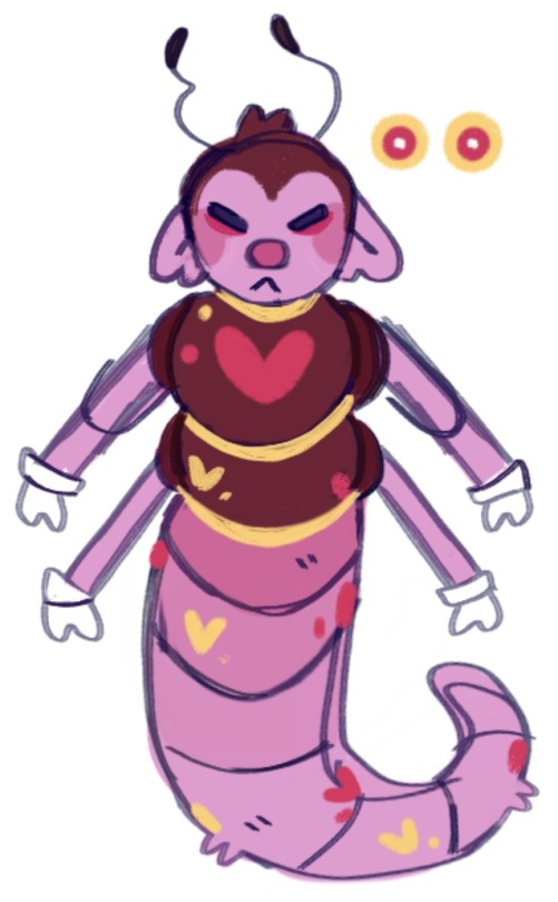 Lovebird Fan Child,, ALL DESIGN/IDEA CREDIT GOES TO @oats-n-goats BTW,,!! Check Out Their Art >:))) Wobbles