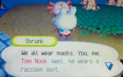 skunkmemther:  crtter:  omgkalyppso:  lordnotcrossing:  At this point, it has to be asked: are any of the rabbit villagers/campers actually rabbits?!   Don’t forget.   Well, given that there are canon rumors that Tom Nook himself isn’t actually a