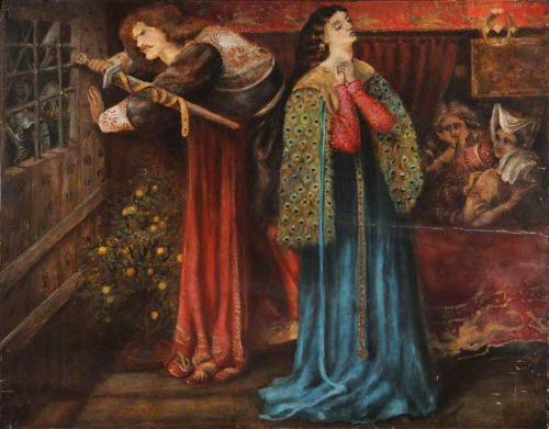 “Sir Launcelot in the Queen&rsquo;s Chamber” - Artwork by Henry Treffry Dunn
