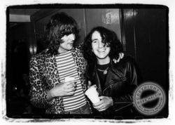 dethfanus:Today marks the 35th anniversary of Bon Scott’s death. This picture was the last known picture taken of him at a show in London the night he died with Pete Way (bass player with UFO).