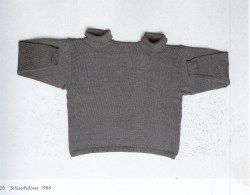 untitled-1991: rosemarie trockel “schizo-pullover”