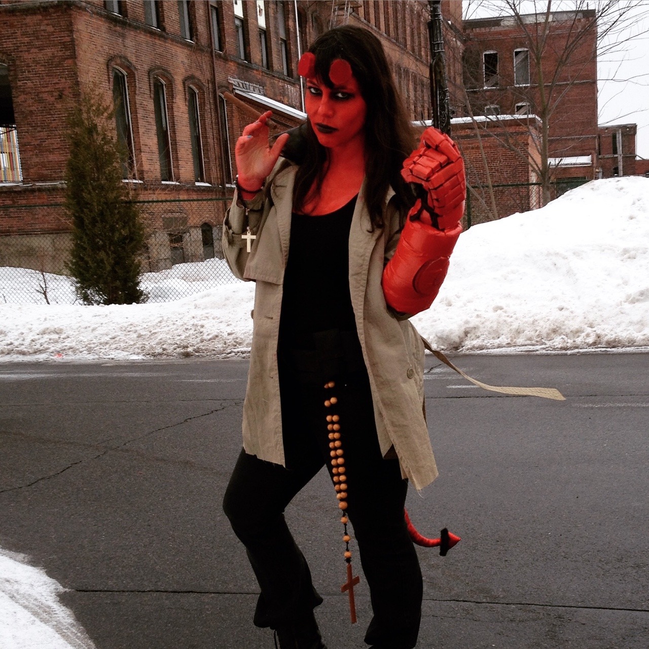 youarentridingonthiswavealone:Industrial snowy Hellgirl shot