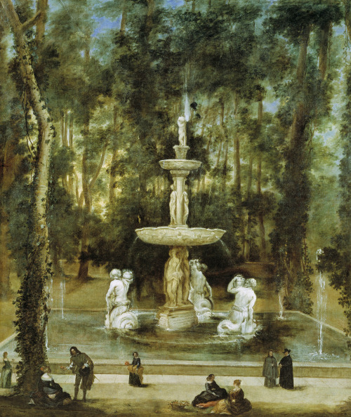 Diego Velázquez: The Fountain of the Tritons at Aranjuez, 1657.