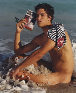 rarecactus:  &lsquo;how to read&rsquo;, photographed by bruce weber for vman #17, spring 2010 