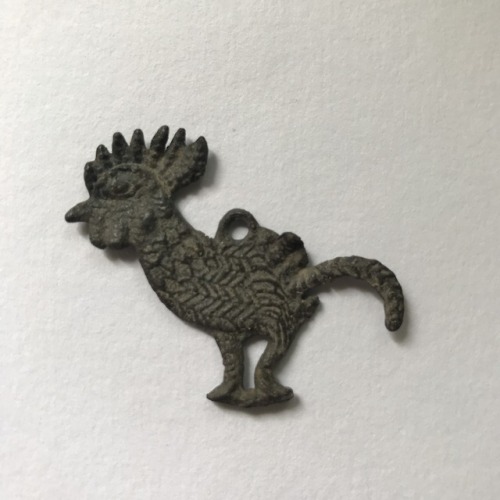 Perak Tin Cockerel (Ayam) Token (Provenance: Tanjung Pinang, Bintan, Indonesia). This is listed as S